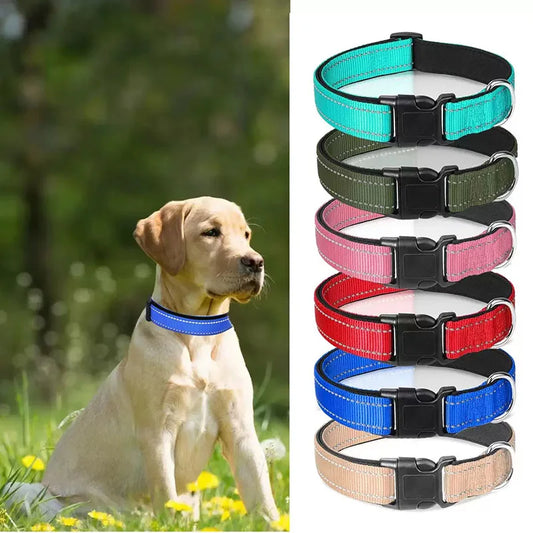 Reflective Comfort Dog Collar