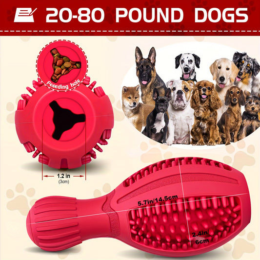 Rubber Chew & Treat Toy – Bottled Shape