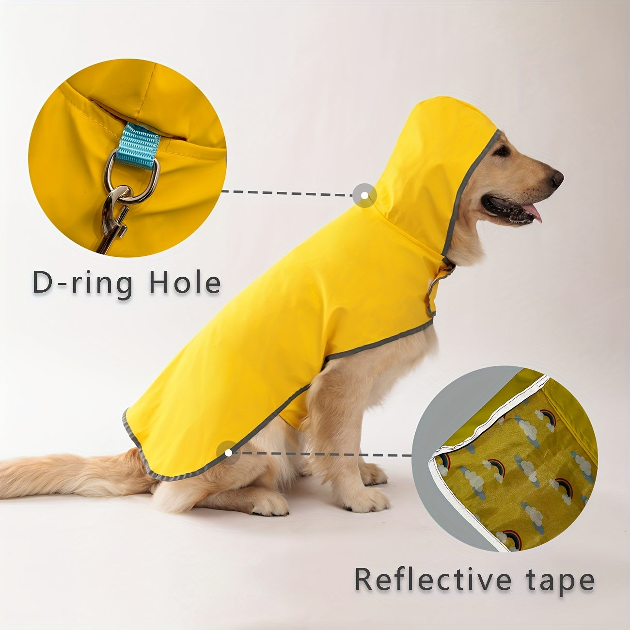 Reversible Dog Raincoat