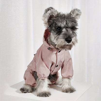Reflective Dog Raincoat – Waterproof & Breathable, Four-Leg Design