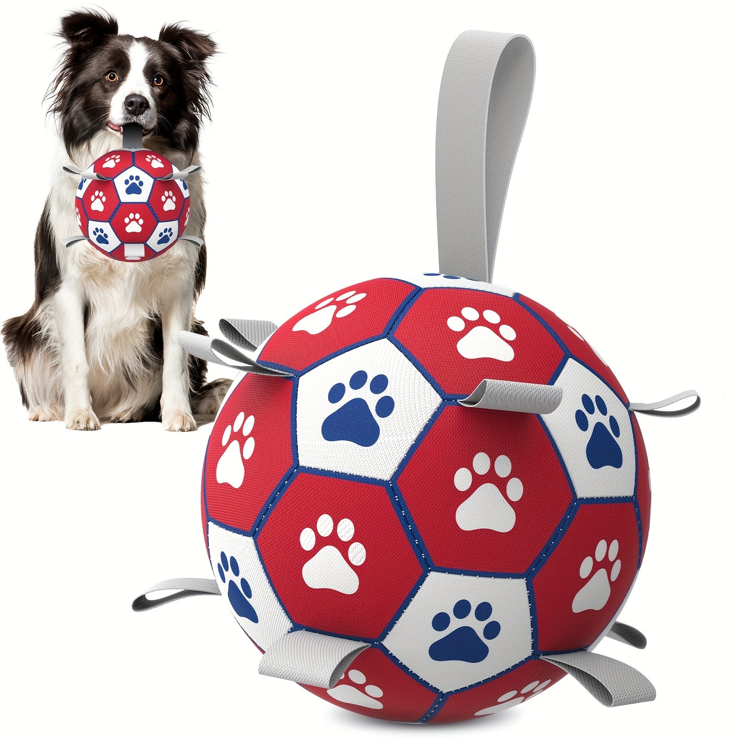 Interactive Dog Soccer Ball(Red)