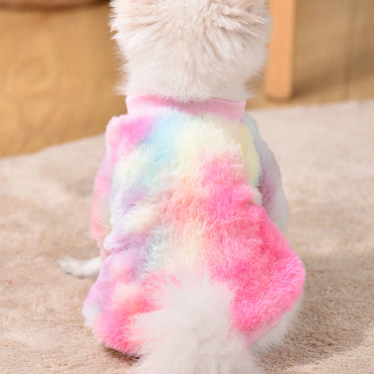 Mixed-Color Tie Dye Hoodie