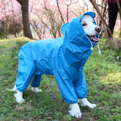 Blue Dog Raincoat