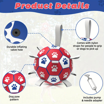 Interactive Dog Soccer Ball(Red)