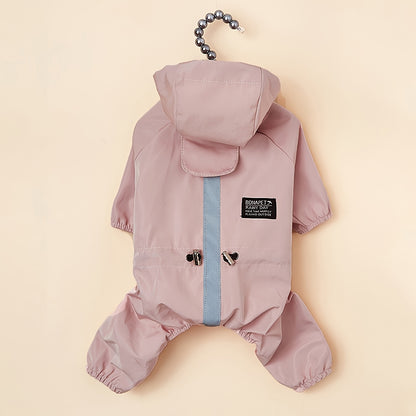 Reflective Dog Raincoat – Waterproof & Breathable, Four-Leg Design