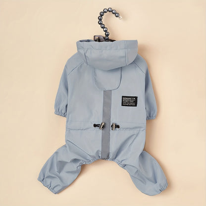 Reflective Dog Raincoat – Waterproof & Breathable, Four-Leg Design