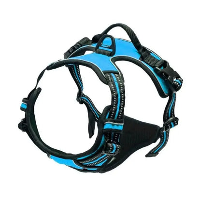 Leather Dog Harness Vest Set