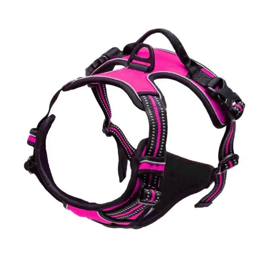 Leather Dog Harness Vest Set