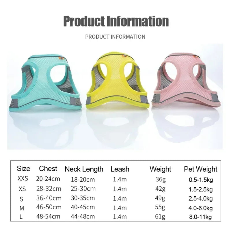 Soft Mesh Dog Harness