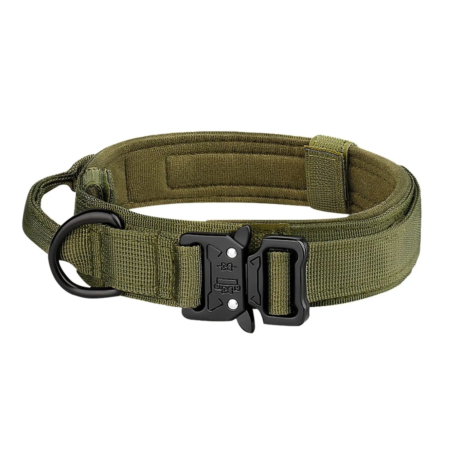 Tactical Nylon Dog Collar – Metal Buckle Training Collar