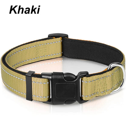 Reflective Comfort Dog Collar