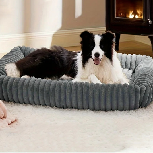 Orthopedic Plush Dog Bed – Supportive Mattress
