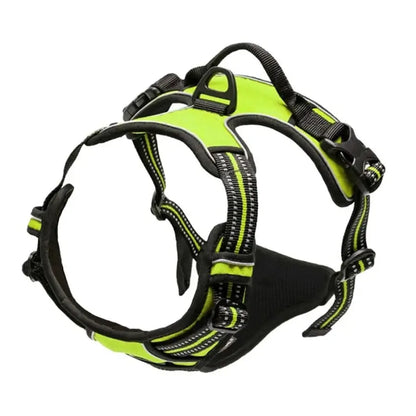 Leather Dog Harness Vest Set