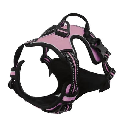 Leather Dog Harness Vest Set