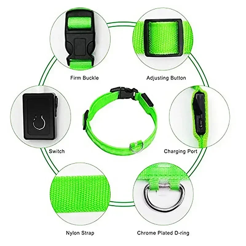 LED Dog Safety Collar