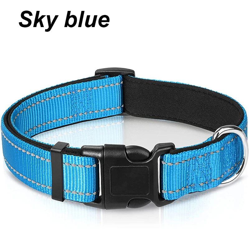 Reflective Comfort Dog Collar