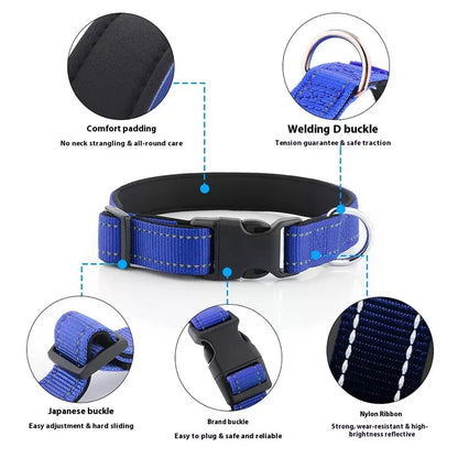 Reflective Comfort Dog Collar