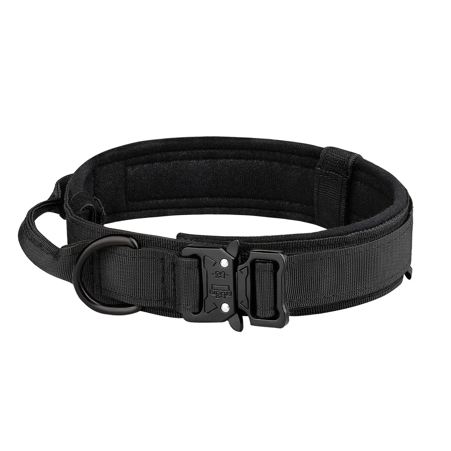 Tactical Nylon Dog Collar – Metal Buckle Training Collar
