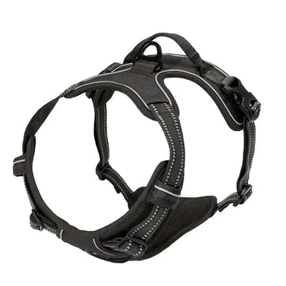 Leather Dog Harness Vest Set