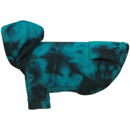 Vibrant Tie-Dye Dog Hoodie-Cozy Everyday Sweatshirt