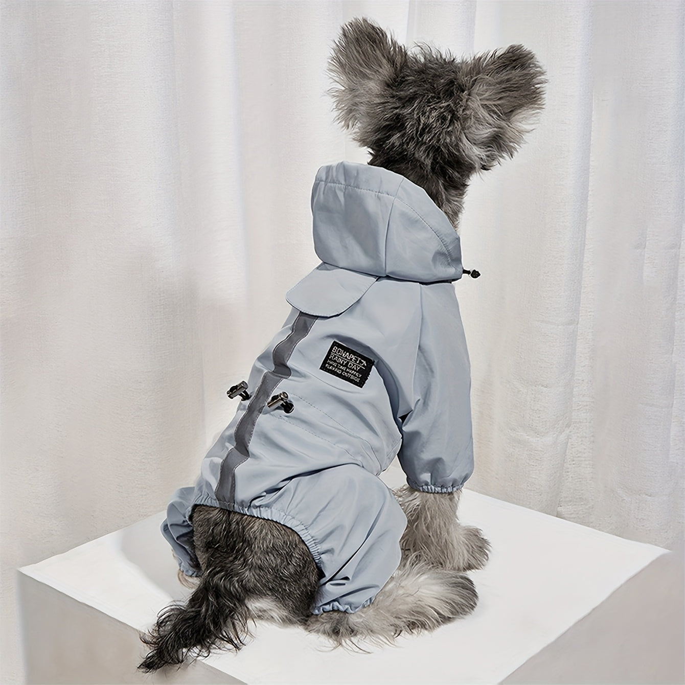 Reflective Dog Raincoat – Waterproof & Breathable, Four-Leg Design