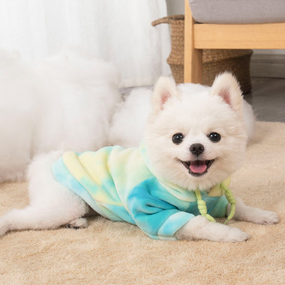 Green Tie-Dye Hoodie