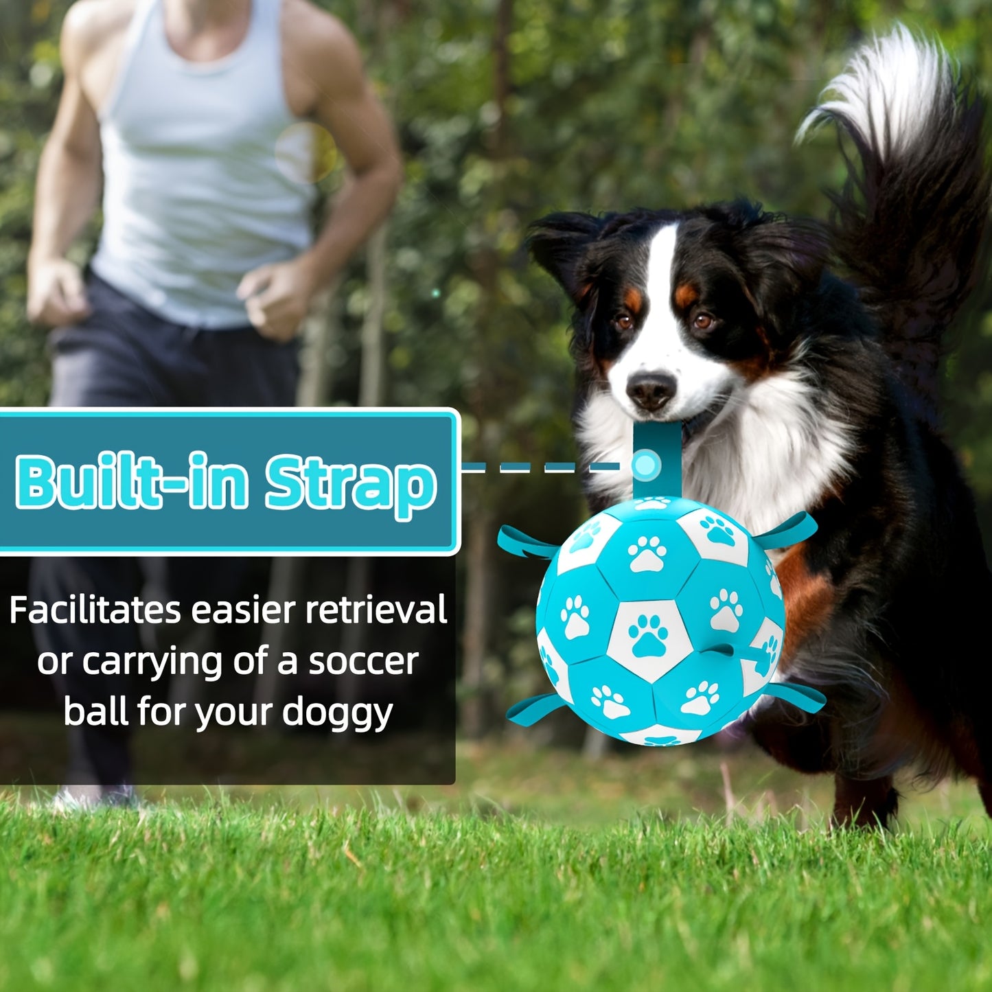 Interactive Dog Soccer Ball(Blue)