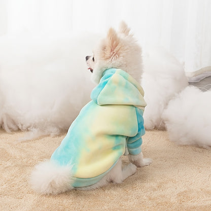 Green Tie-Dye Hoodie