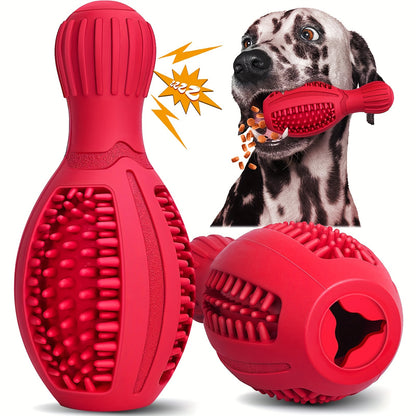 Rubber Chew & Treat Toy – Bottled Shape