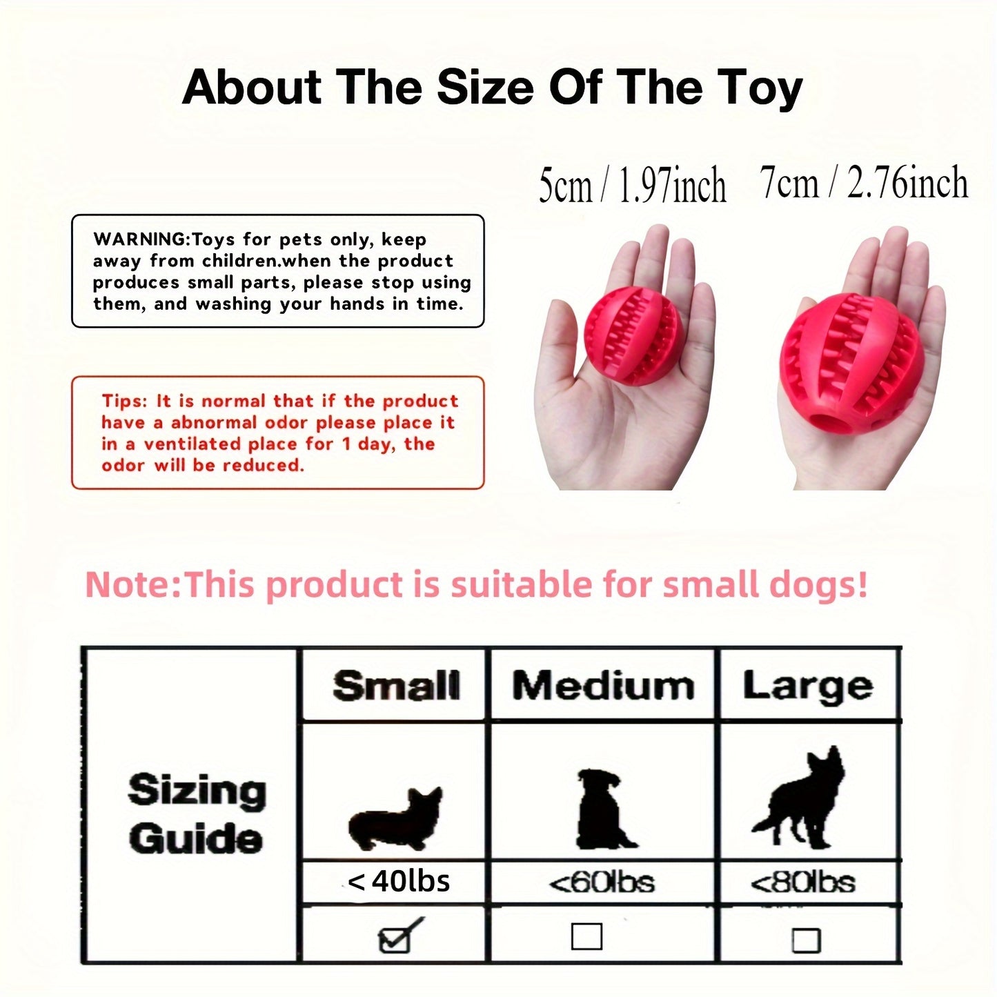 Interactive Rubber Ball Toy
