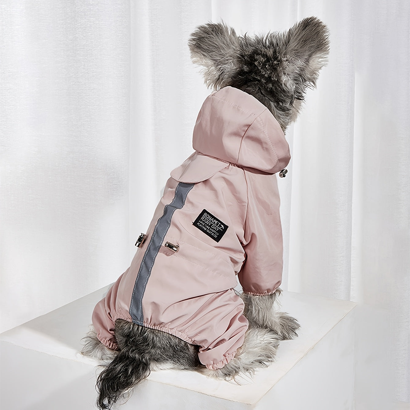 Reflective Dog Raincoat – Waterproof & Breathable, Four-Leg Design